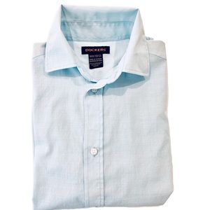 Dockers Boys Button Long Sleeve Shirt 10-12 Yrs